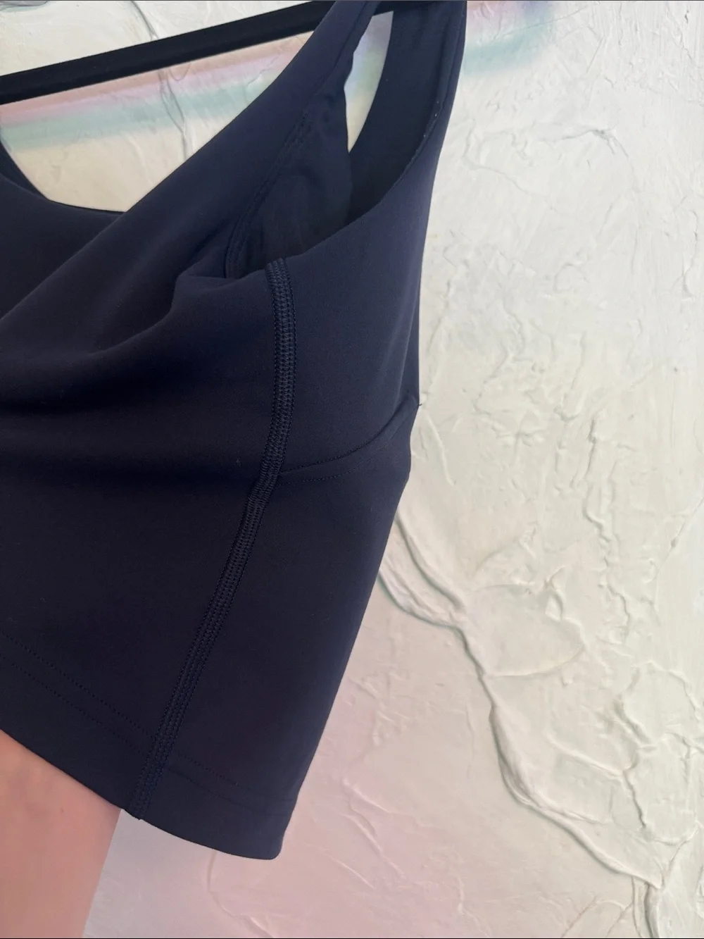 Navy blue workout top